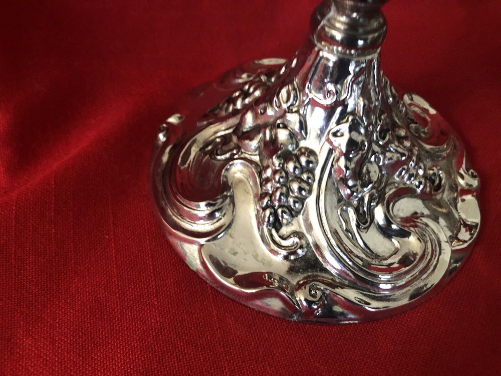 Godinger Silver Plated Candlesticks 4”