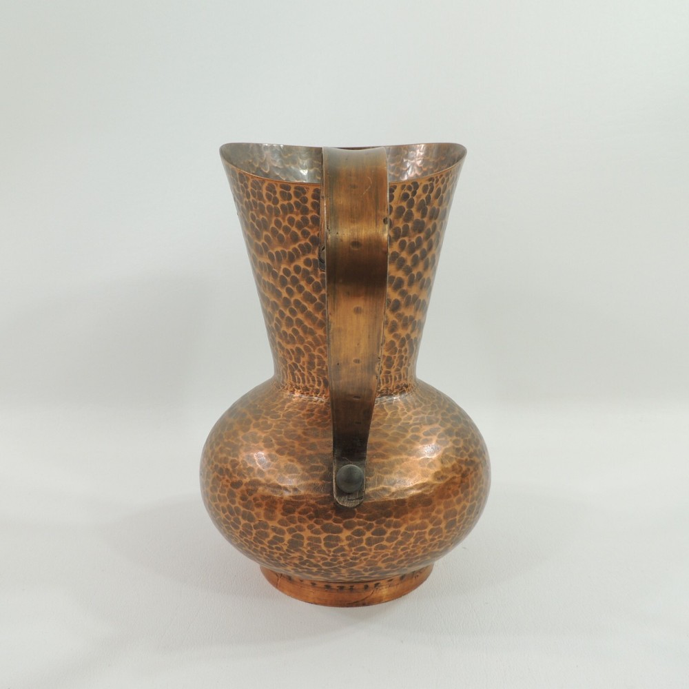German 7" Hammered Copper Pitcher by WALL Handarbeit