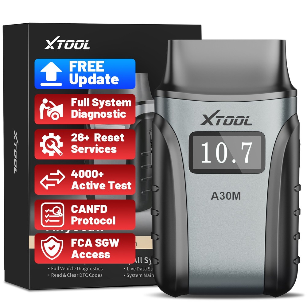 XTOOL A30M Full System Diagnostic Tool Bidirectional OBD2 Scanner Code Reader