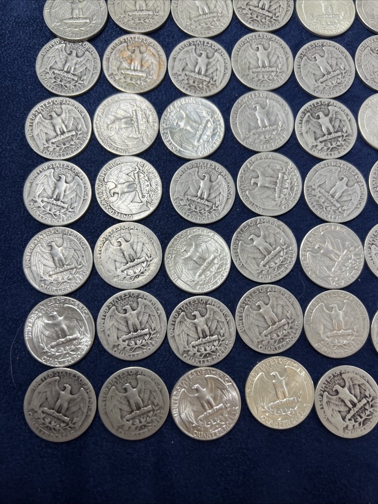 (75) WASHINGTON QUARTERS| 90% SILVER | LOT Z-252