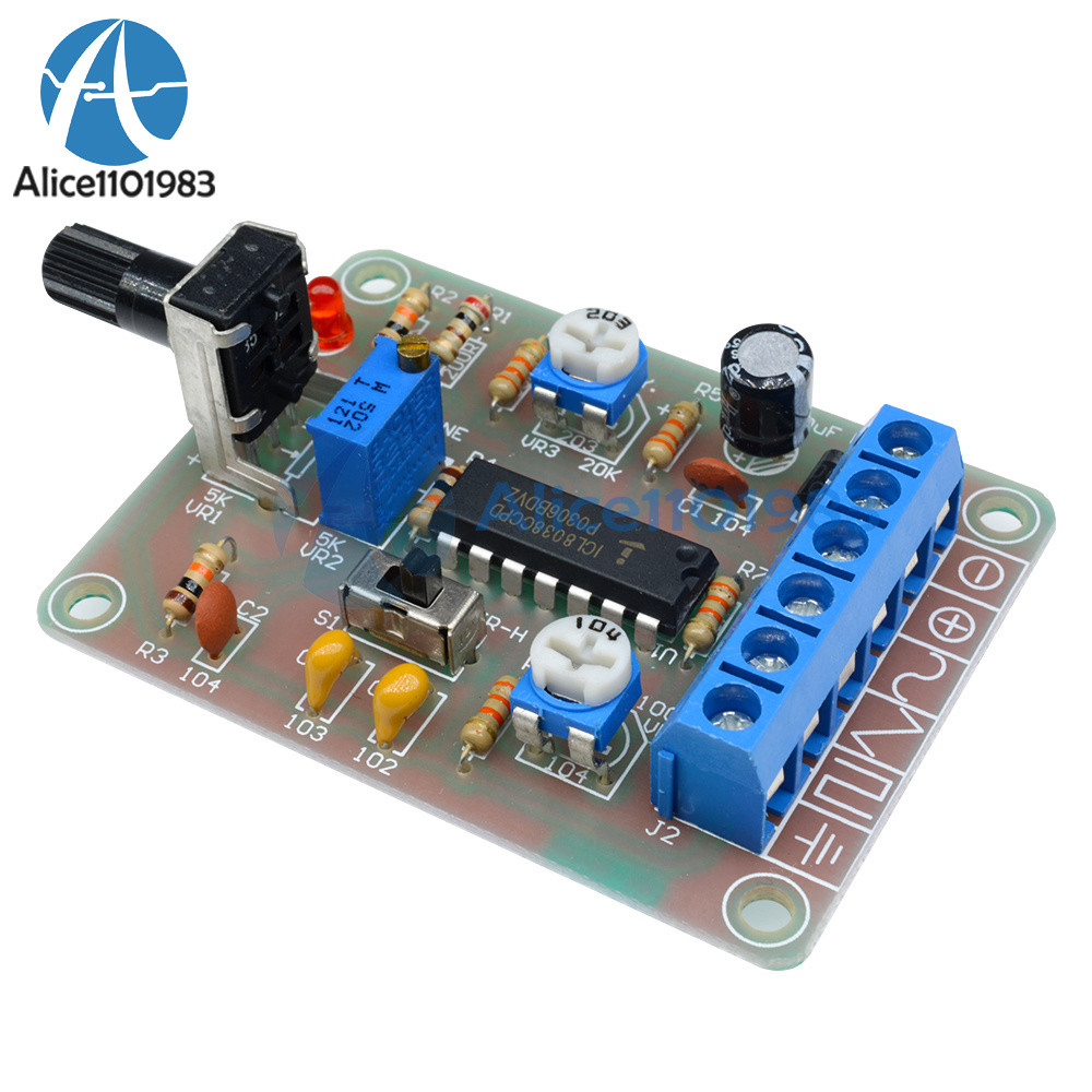 ICL8038 Monolithic Function Signal Generator Module Sine Square Triangle Welded