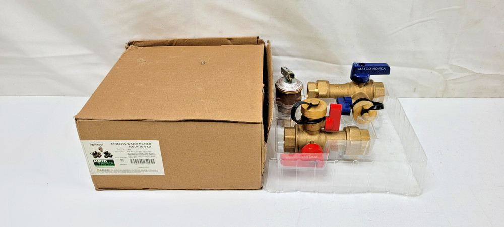 MATCO NORCA TWHK04T 3/4"  TANKLESS WATER HEATER INSOLATION KIT LEAD FREE NEW