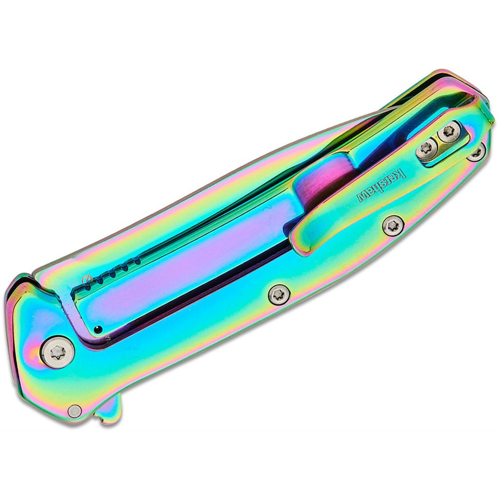 Kershaw Outcome Assisted Open Frame Lock Drop Point Blade EDC Folding Pocket Kn