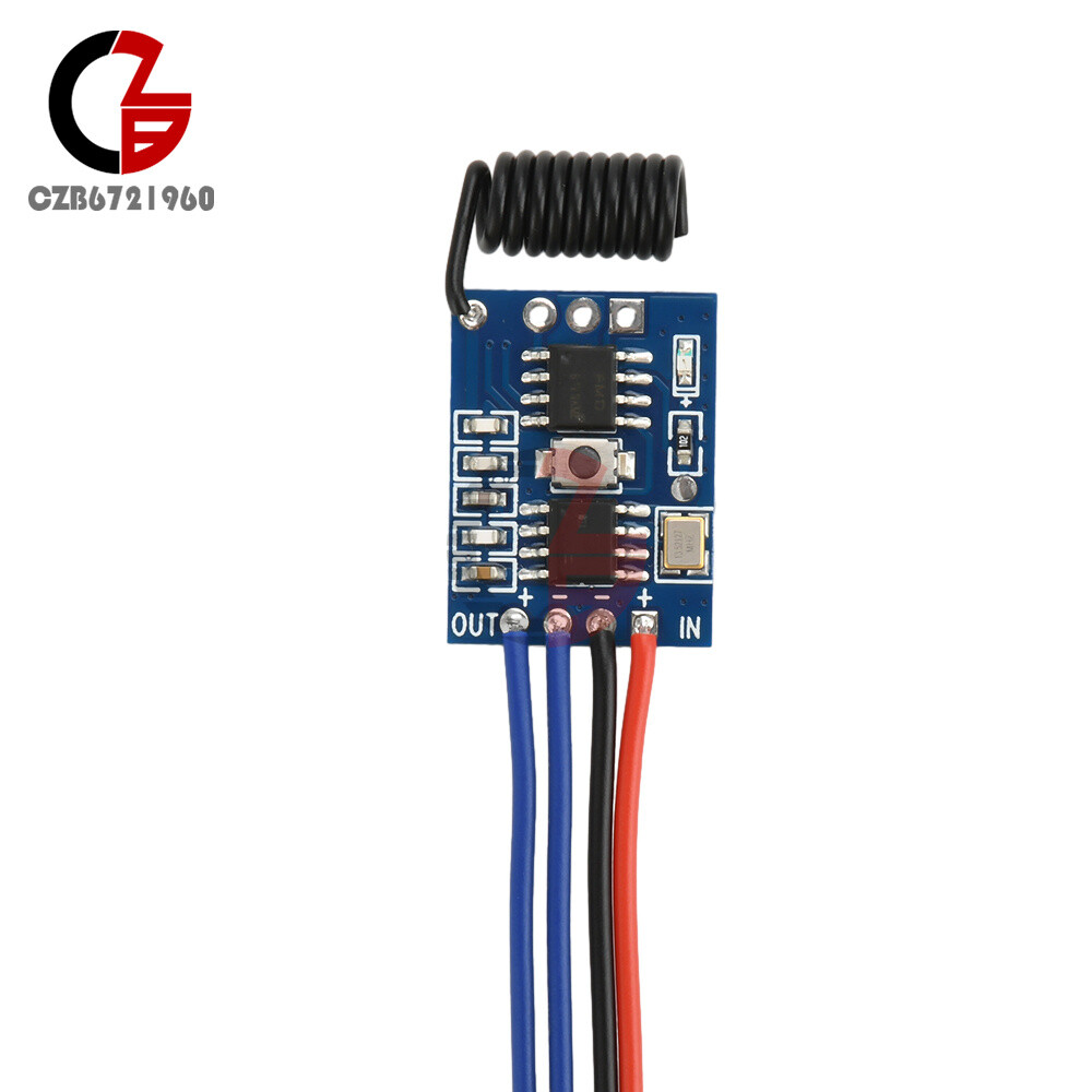 DC3-12V Wireless Remote Control Forward Reverse Speed Controller PWM Motor Drive