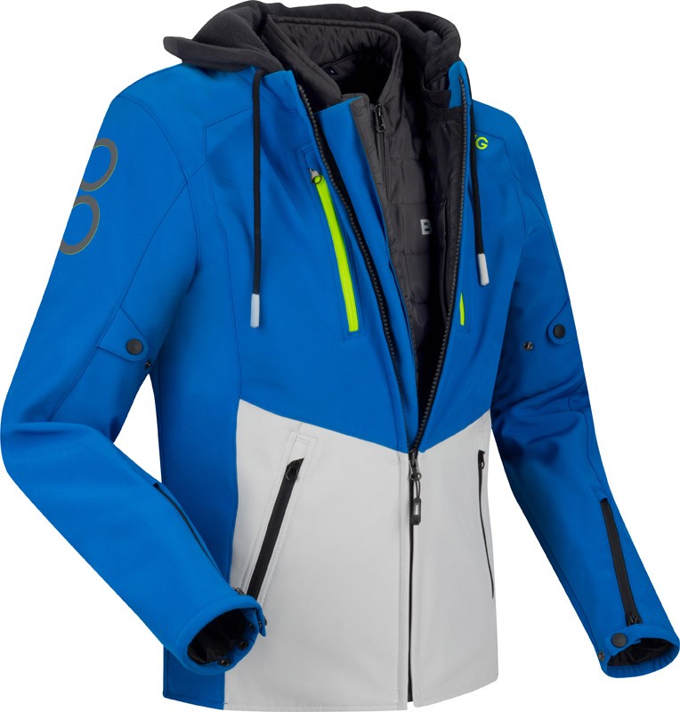Bering Rotor Textile Jacket - Blue/Light Grey