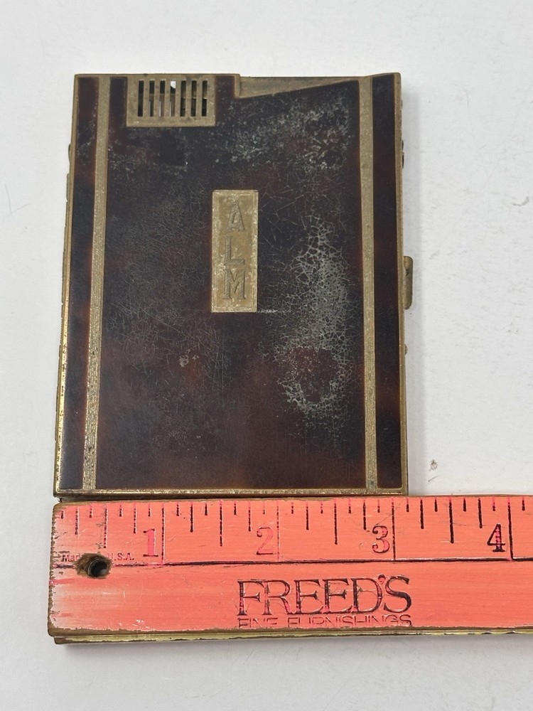 RONSON VINTAGE ART DECO LIGHTER & CASE