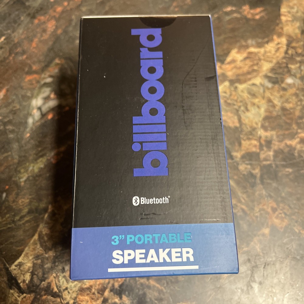 Billboard Portable Bluetooth Speaker - wireless - NEW IN BOX - GREAT GIFT