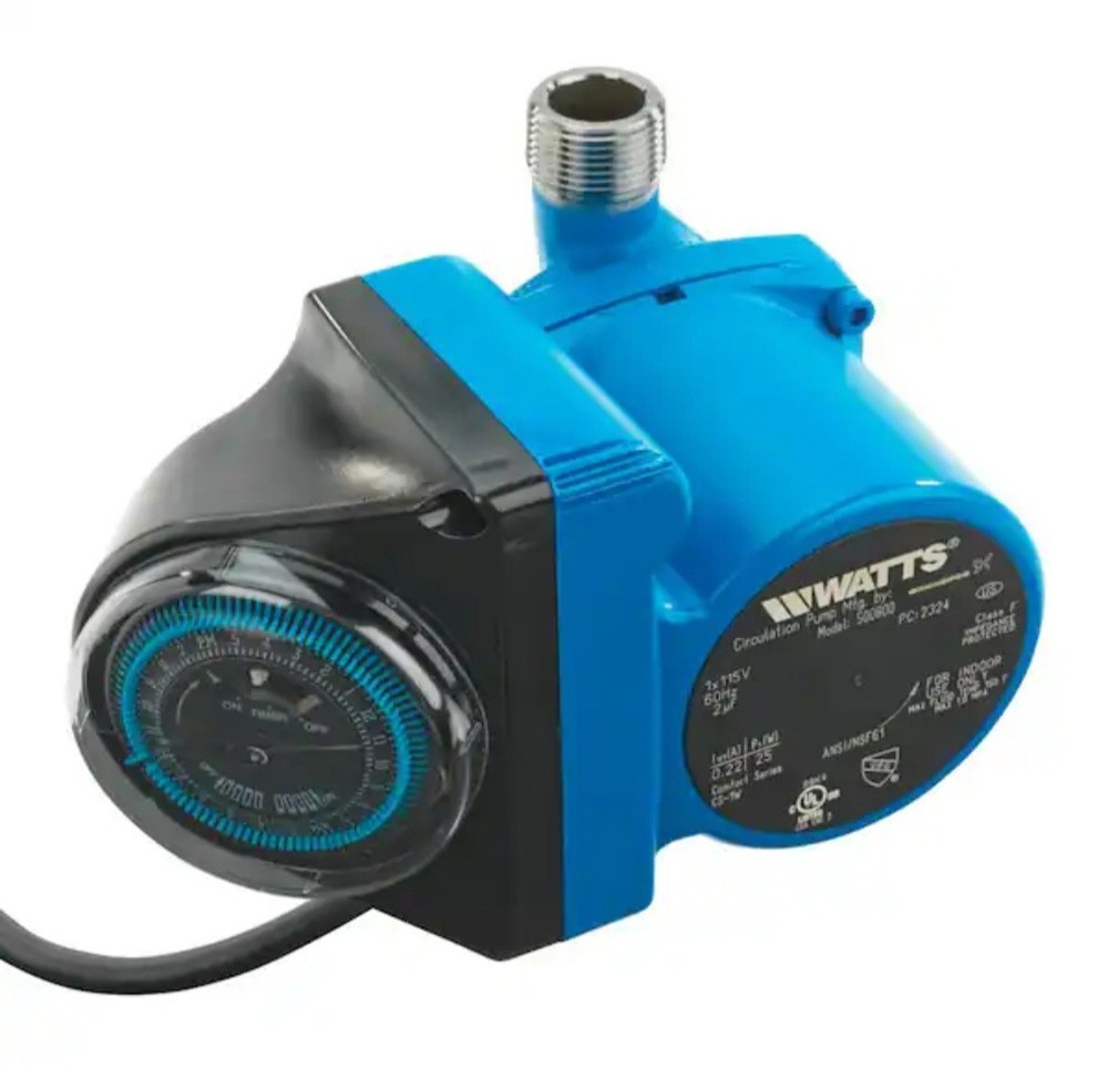 Watts Hot Water Recirculation System, Heat H2O, 24 Hr Programmable Timer