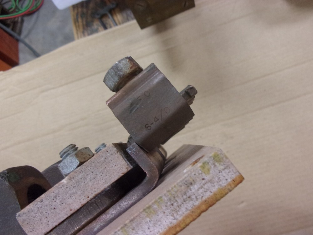 Motor Generator Input Output Buss Line Connection Terminal Board 3Ph 6-4/0 Wire