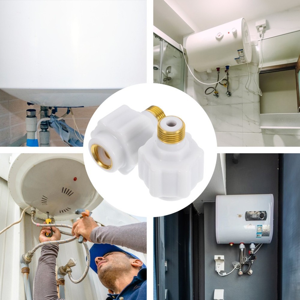 2pcs Electric Water Heater External Anti Leakage Fireproof Shockproof Device