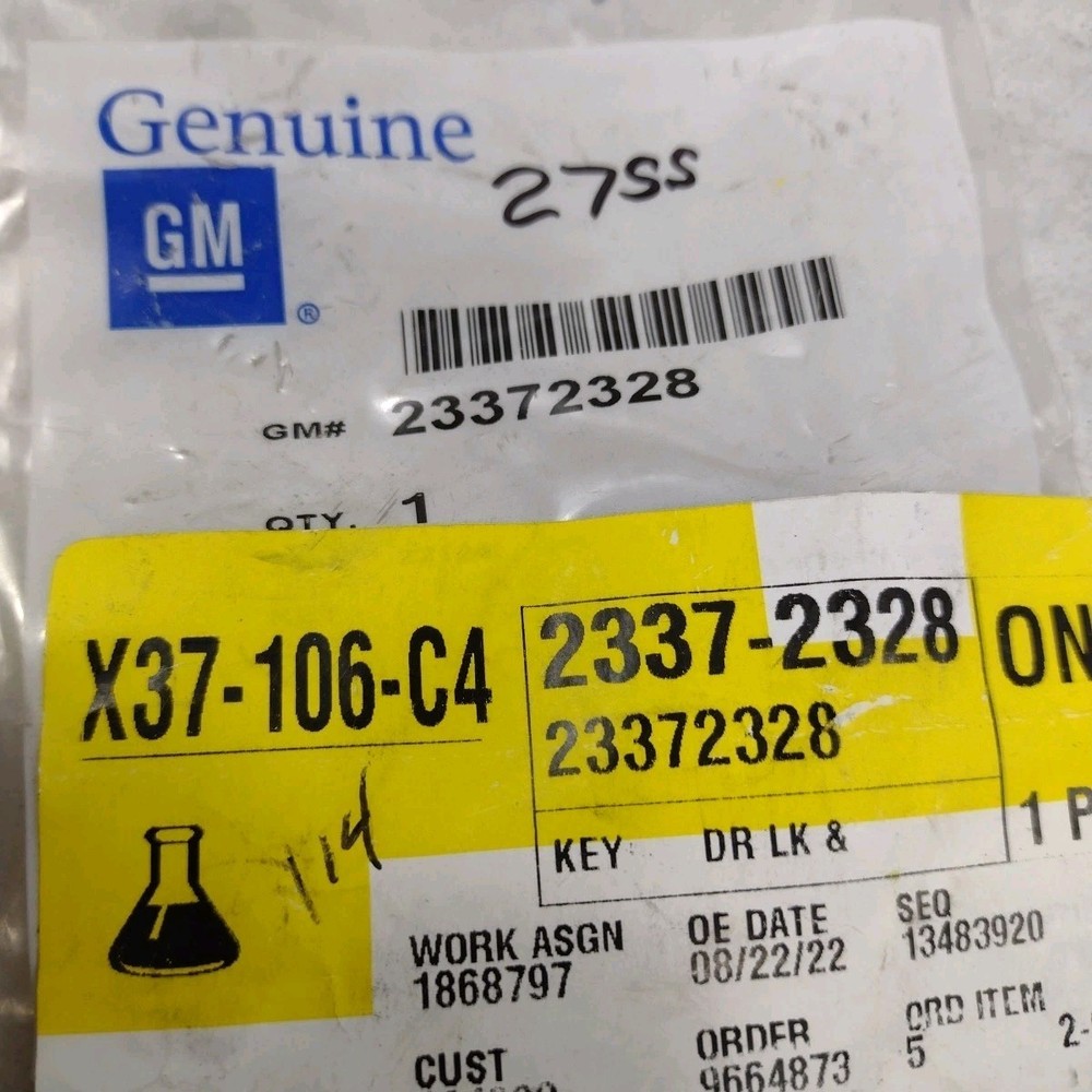 Genuine GM Key 23372328