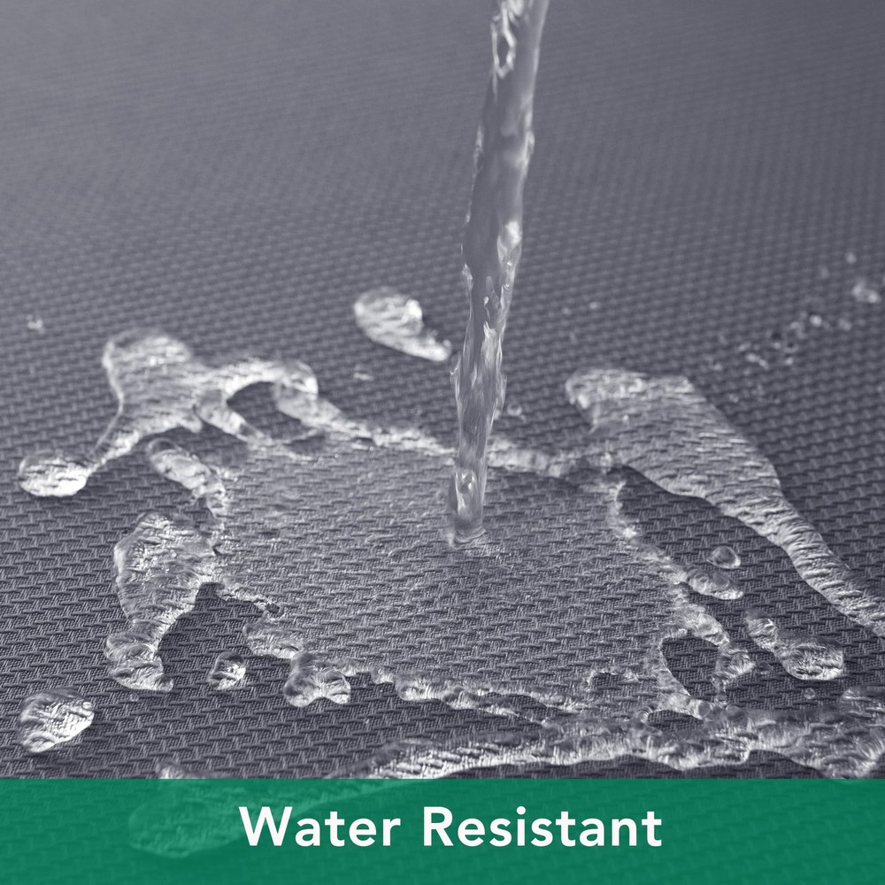 Textured Fabric Tablecloths 52x70" Dark Grey Water Resistant Rectangular