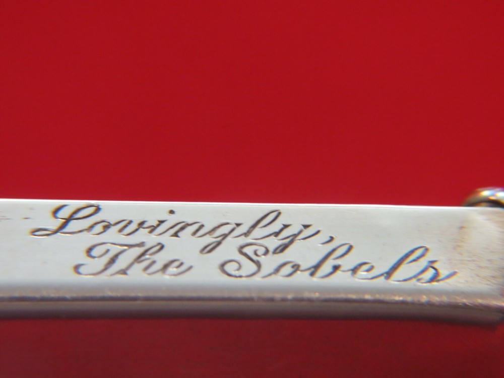 TIFFANY & CO MAKERS STERLING SILVER CALENDAR MONOGRAMS
