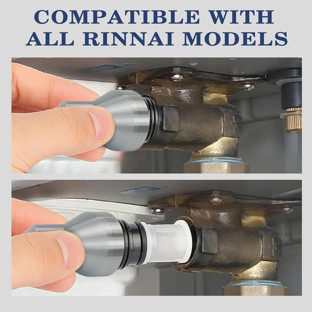 3-In-1 Inlet Filter Removal Tool Compatible with Rinnai Water Heaters, Works wit