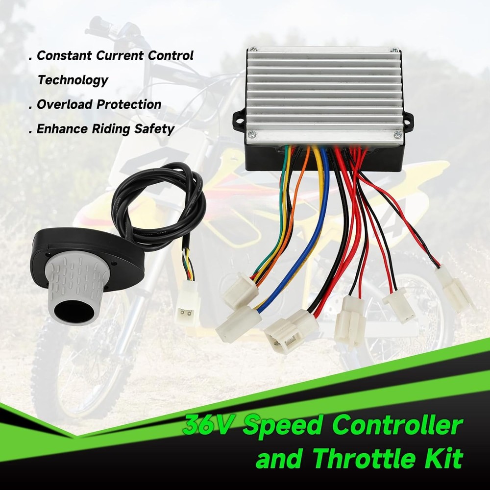 36V Controller and Throttle Compatible with Razor MX500 MX650 Dirt Bike