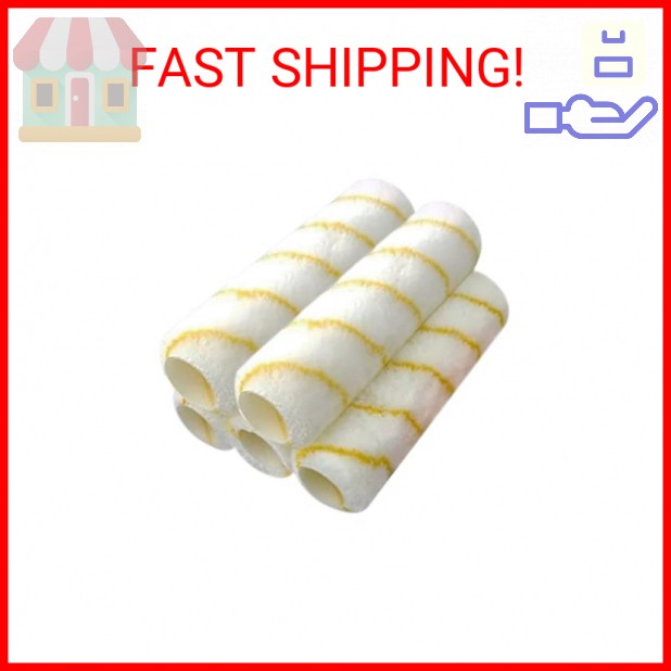 Pro Grade - Paint Roller Covers - 1/2 X 9 Inch Microfiber 5 Pack
