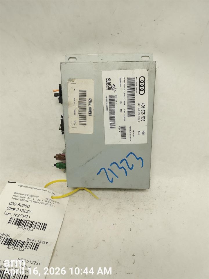 CONTROL PANEL OEM 07-09 S6 AUDI 1YR WRNTY 4E0057593