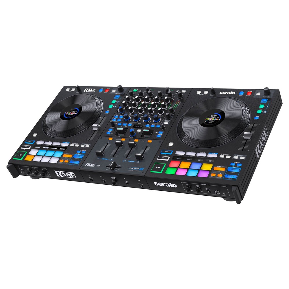 Rane Four Advanced 4-Channel DJ Controller+Magma FLXGUARD DJ Controller Trolley