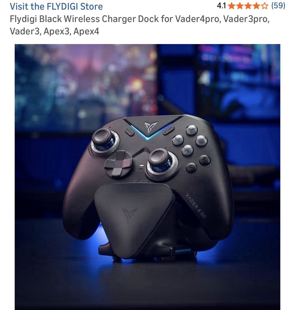 Flydigi Vader 4 Pro, Vader 3 Wireless Magnetic Charging Dock for Game Controller
