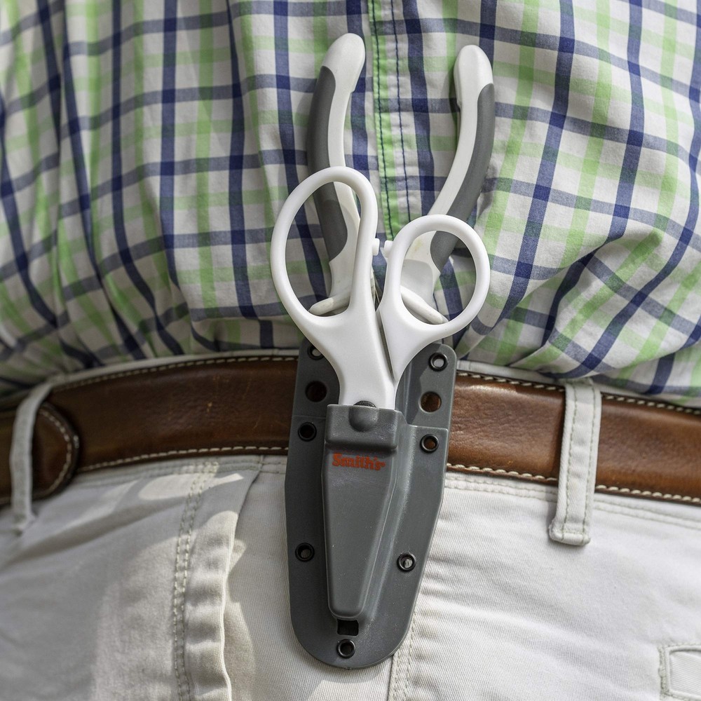 SMITH'S LAWAIA 51255 Pliers and Scissors Combo Gray/White