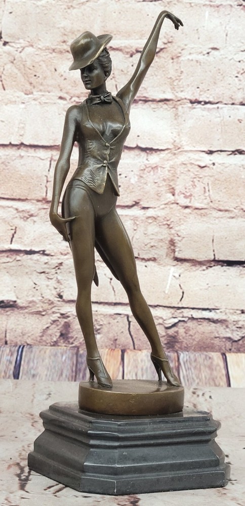 Handcrafted Detailed Chorus Line Dancer Made by Lost Wax Method Vitaleh Artwork