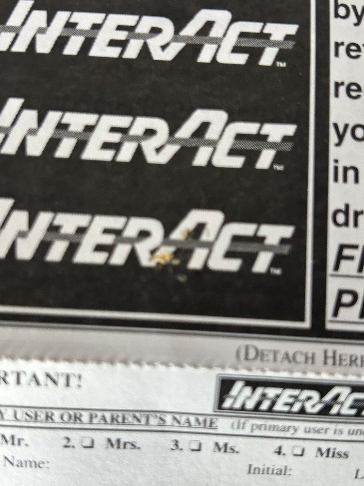 InterAct Product Reg Registration Card Insert