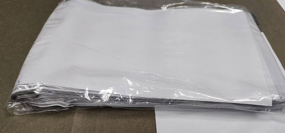 5 x 7, Bulk Pack Of 100 - WHITE POLY MAILER 5" x 7" 100 Pack