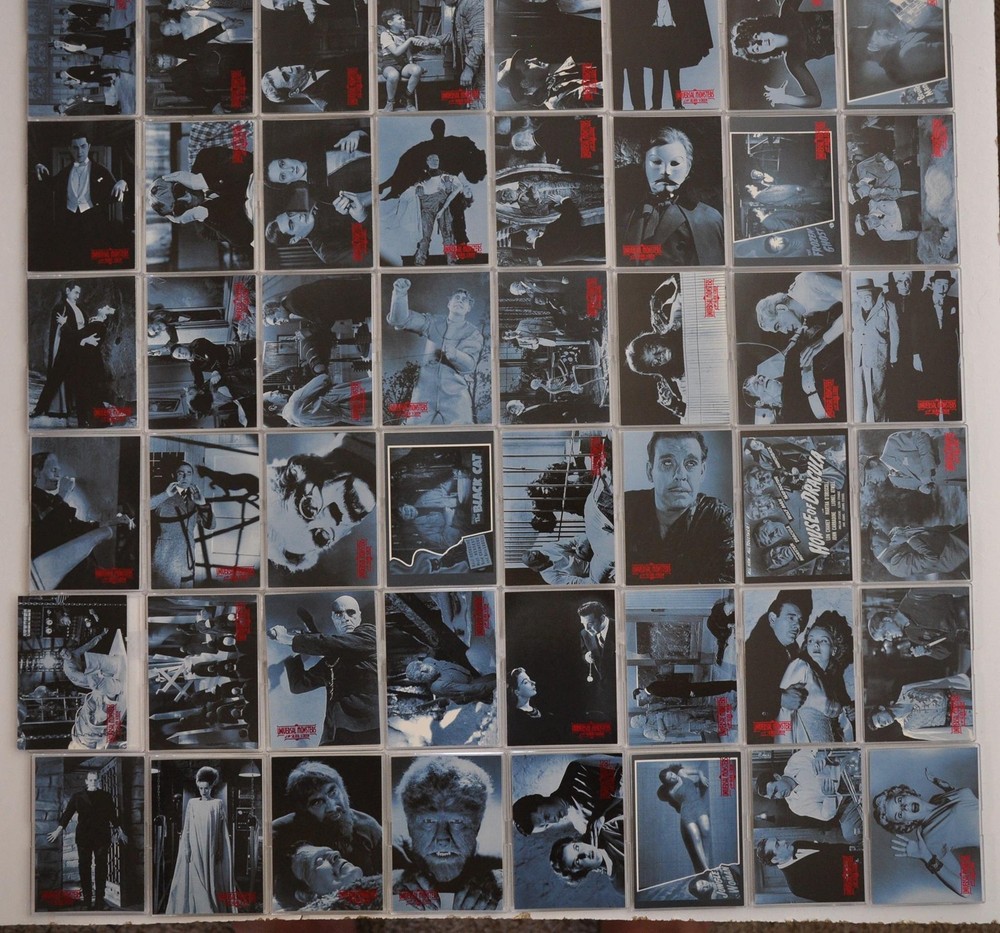 Universal Monsters Silver Screen Base Card Set 90 Cards