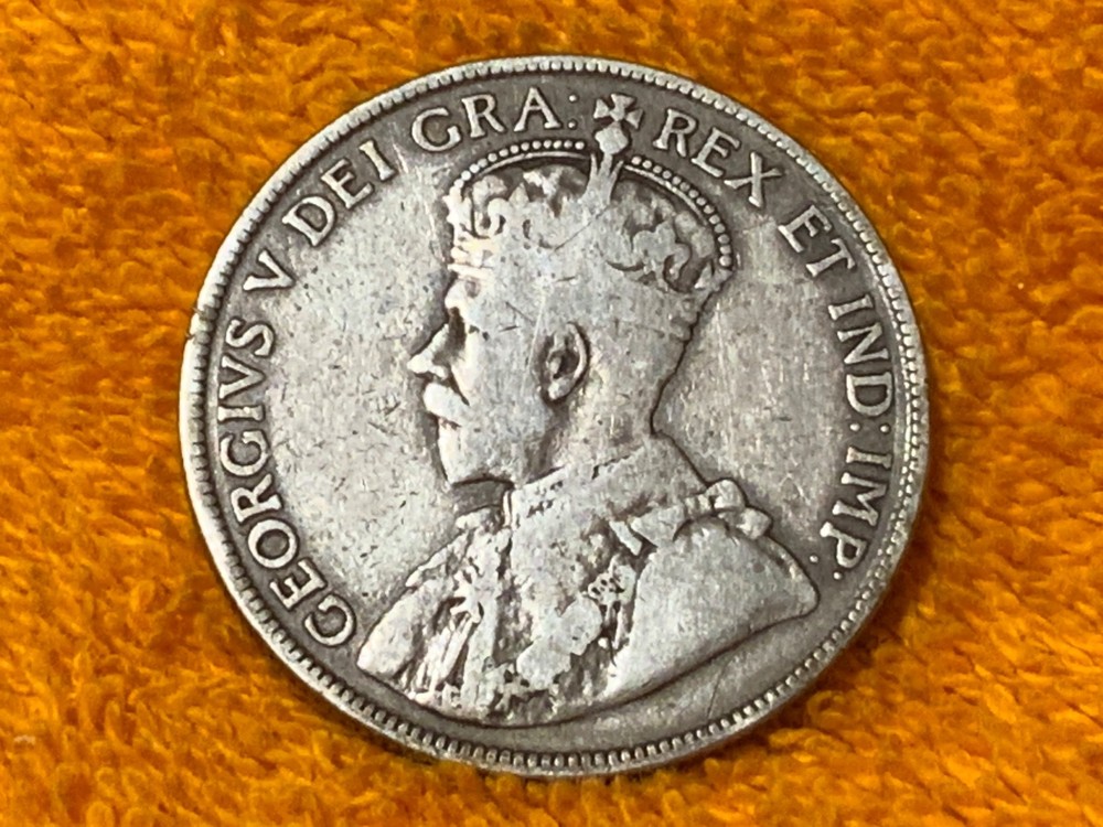 1914 Canada 50 Cent Coin