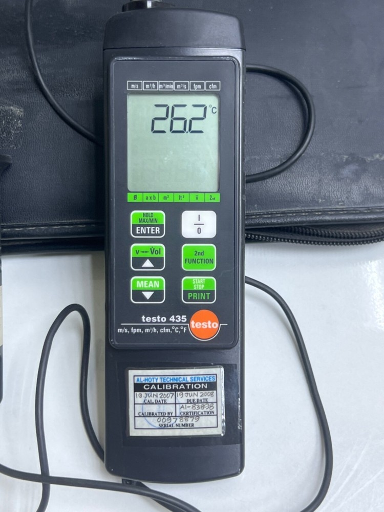 Testo 435 Data Log Anemometer with Probe