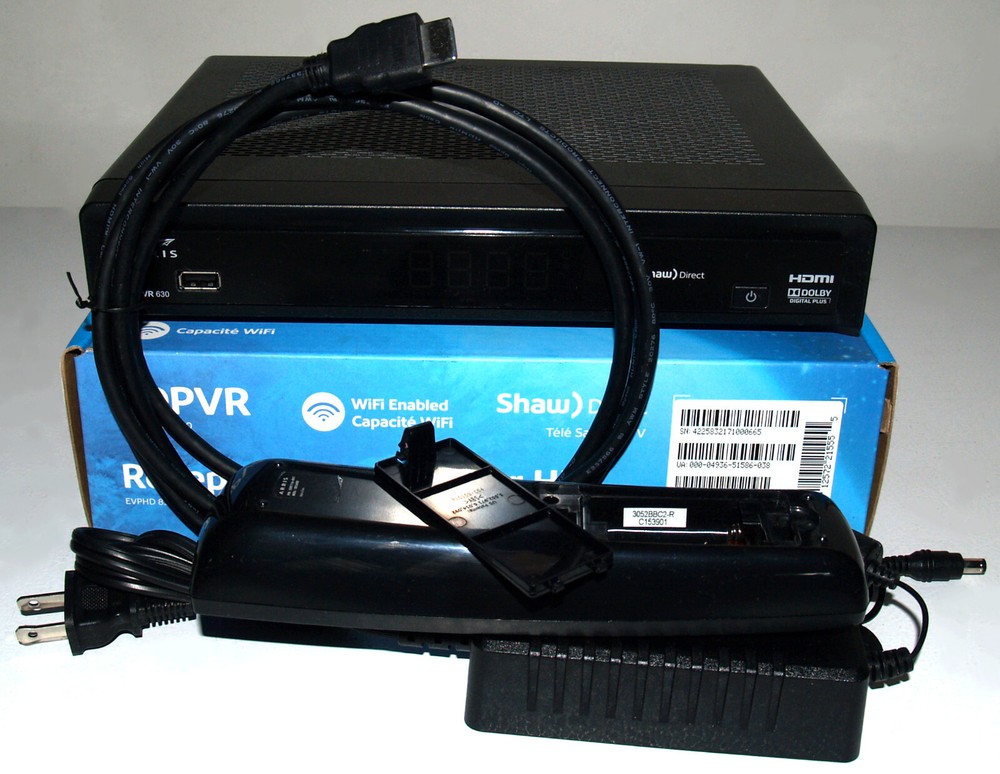 Shaw Direct Arris HDDSR600 SATELLITE RECEIVER Bundle