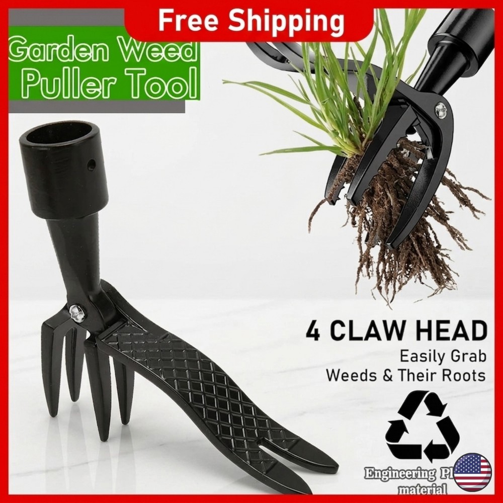Stand Up Weed Puller Claw Tool Engineering Plastic Weeding Head Replacement Gard