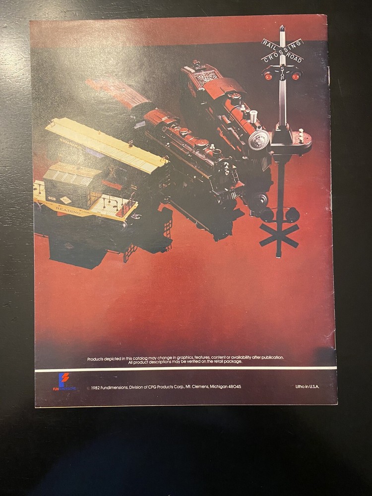 1982 LIONEL TRAINS TRADITIONAL CATALOG