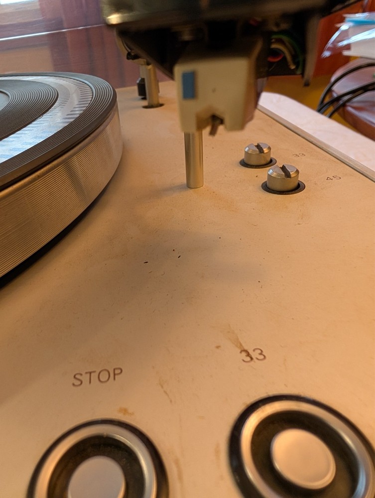 Philips Automatic 212 Turntable with Dust Cover TESTED