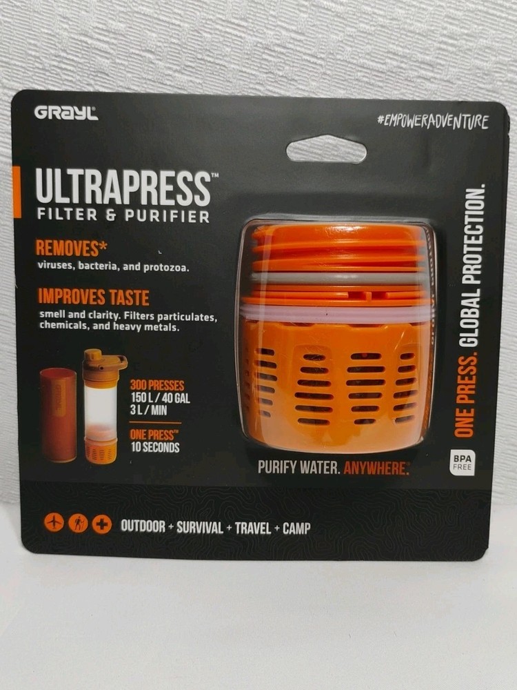 GRAYL UltraPress Replacement Purifier Cartridge Orange