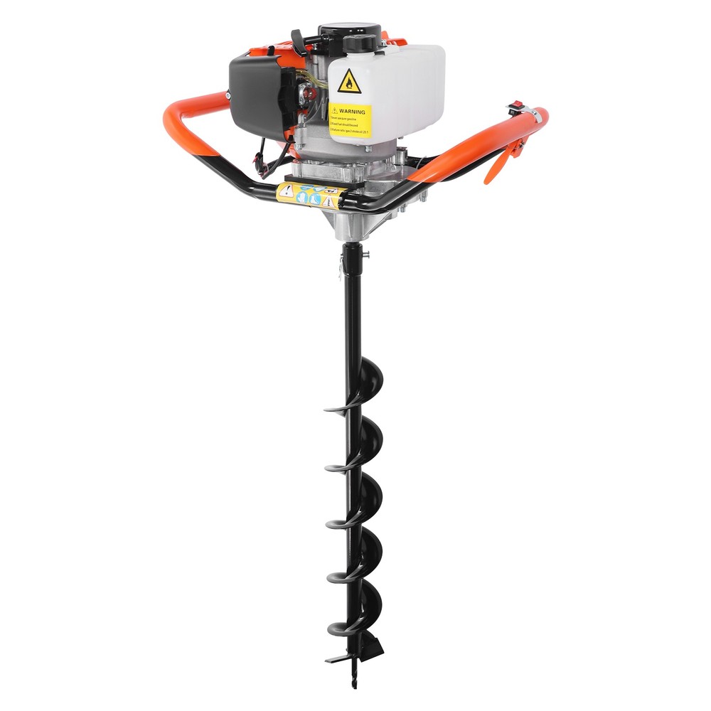 Post Hole Digger, 2.3hp Post Hole Digger With Auger Digging Bits， 2-stroke