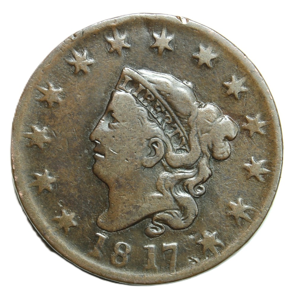 1817 coronet head large cent-SMH1032