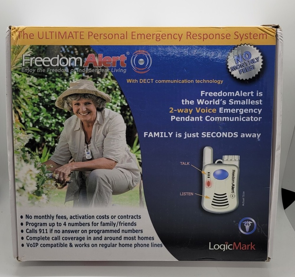 TESTED + WORKING LogicMark FreedomAlert BASE UNIT ONLY