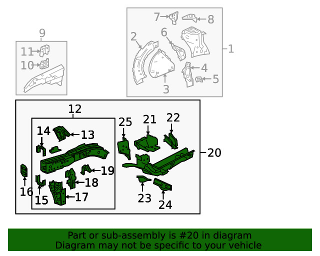 Genuine GM Rail Assembly 84699153