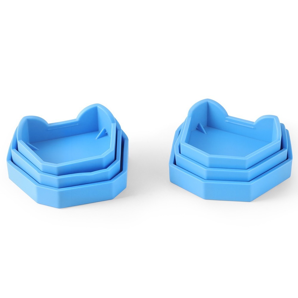 Dental Lab Silicon Rubber Plaster Model Base Denture Impression Tray Former Base