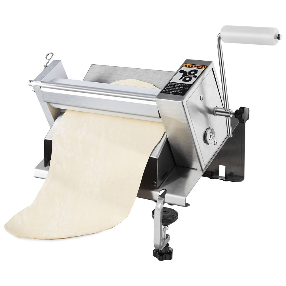 Manual Dough Sheeter Machine Max 1/2" Dough Roller Pastry Press Machine