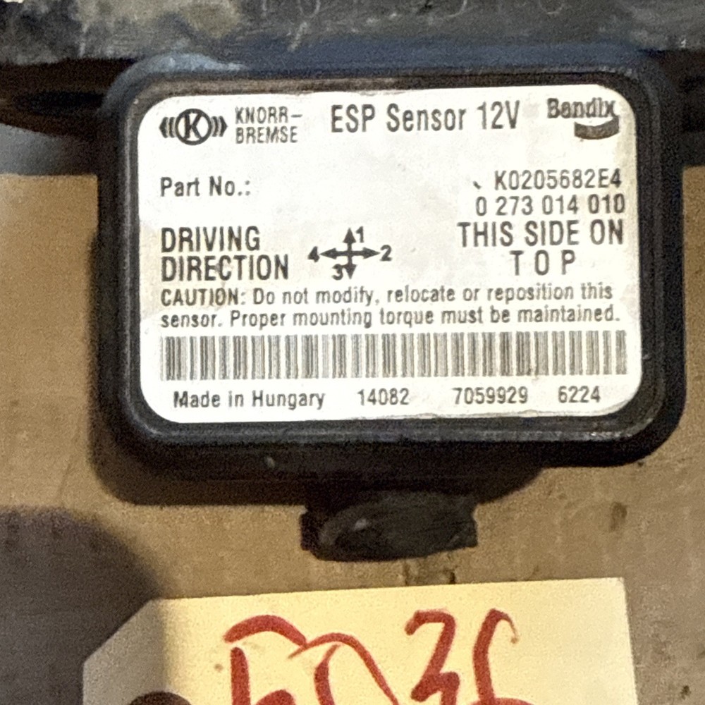 BENDIX KNORR-BREMSE ESP SENSOR 12V K0205682E4
