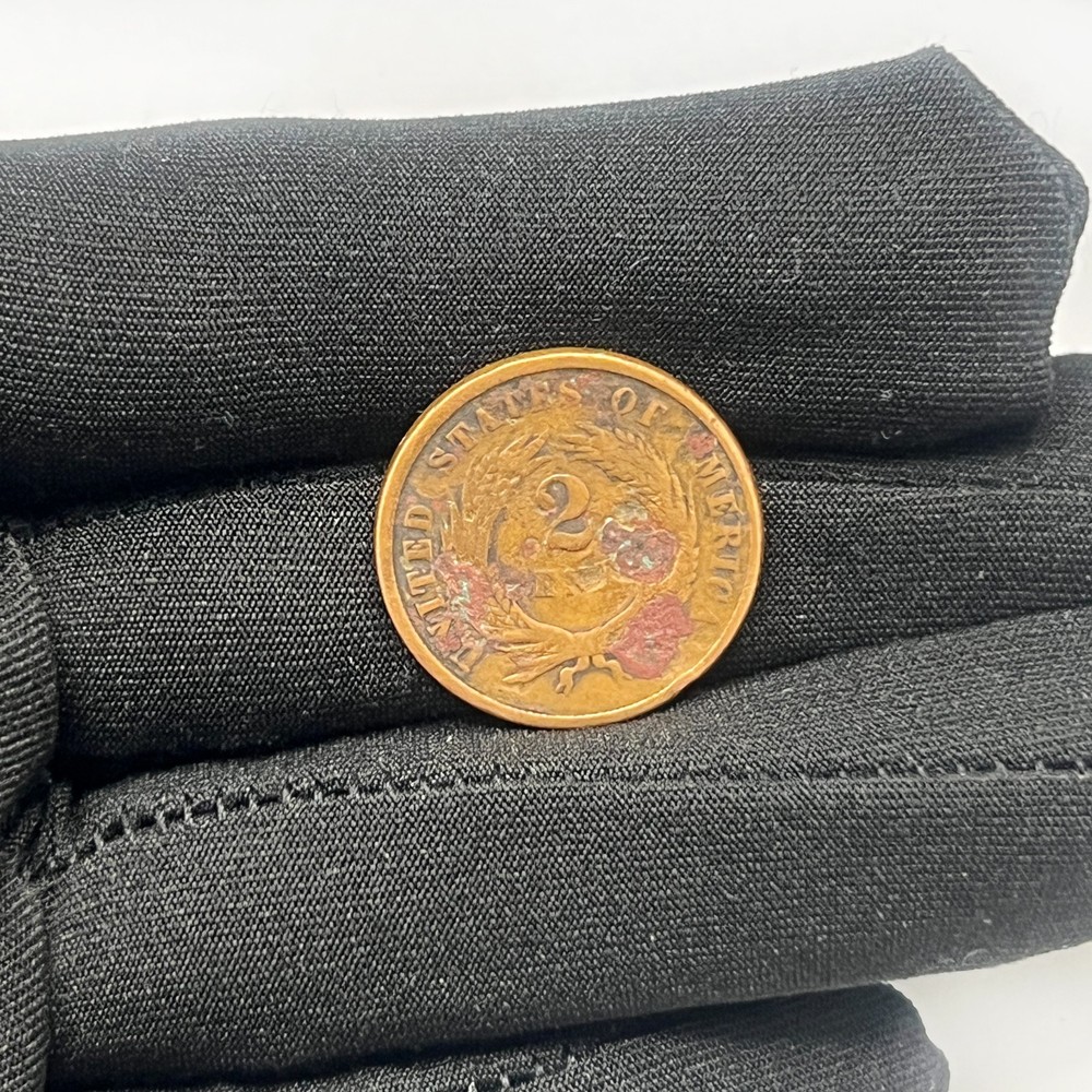 1865 Shield 2 Cent Coin U.S. Coin 2c