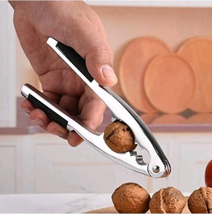 Nutcracker Heavy Duty Shell Cracker Seafood Pecan Walnut Opener Non-Slip Handle