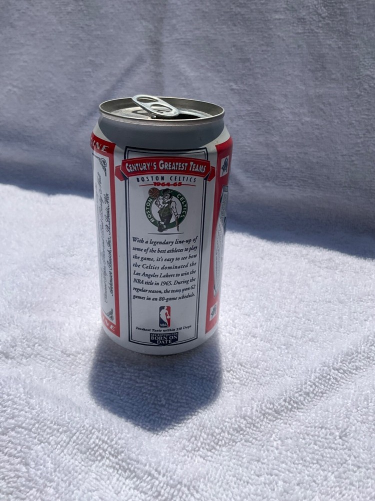 Budweiser Boston Celtics 12 oz Beer Can