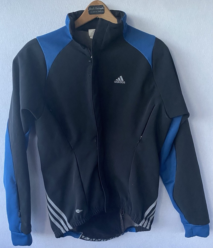 Adidas Athletic Windbreaker Jacket Mens Medium