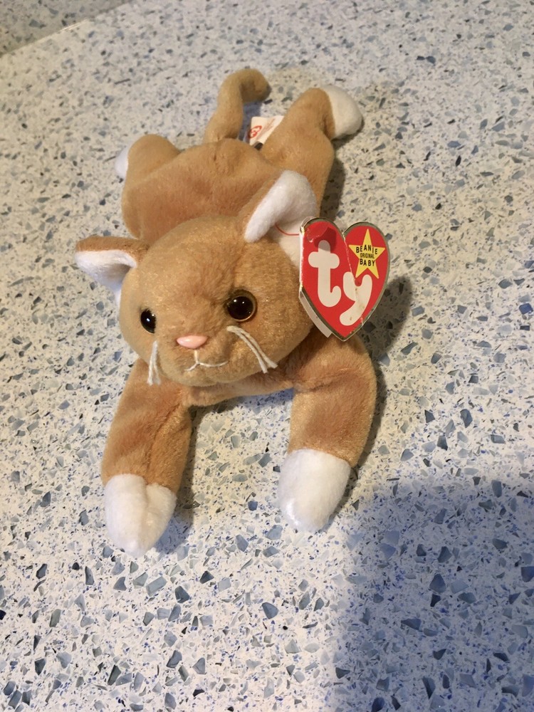 Nip the Cat Beanie Babies,1993-94, original tags