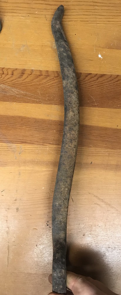 Antique Primitive Cast Iron Pump Handle Hand Forged Jack Hydrant Repurpose