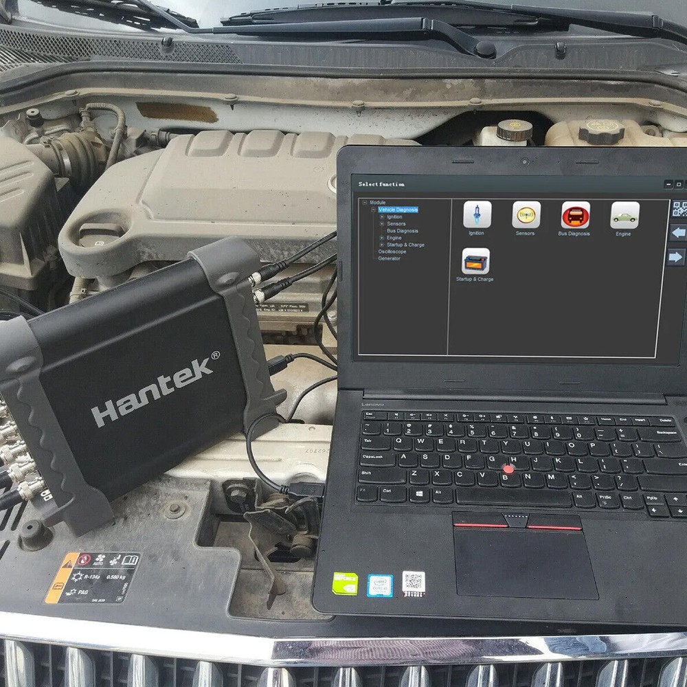 1008C Hantek 8CH Oscilloscope PC USB Automotive DAQ Program Generator Diagnostic