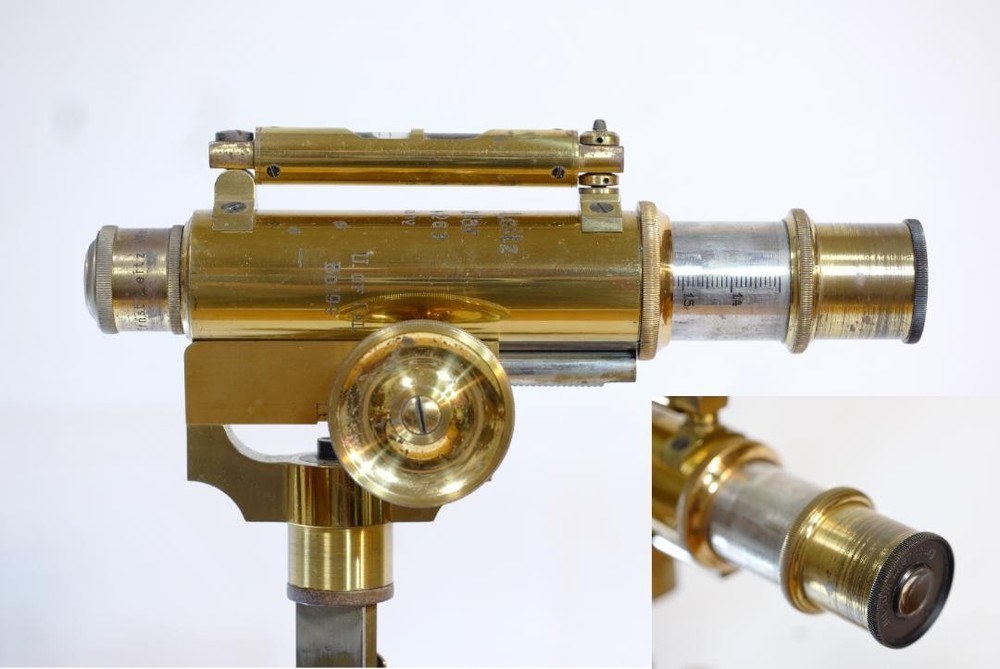 microscope antique Ernst Leitz vertical reading microscope